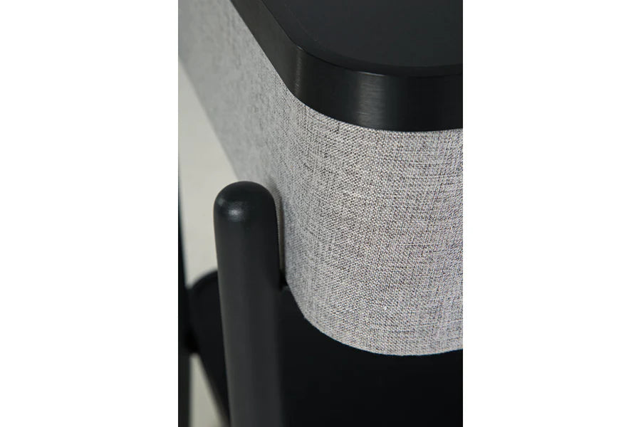 Jorvalee Gray Accent Table with Speaker