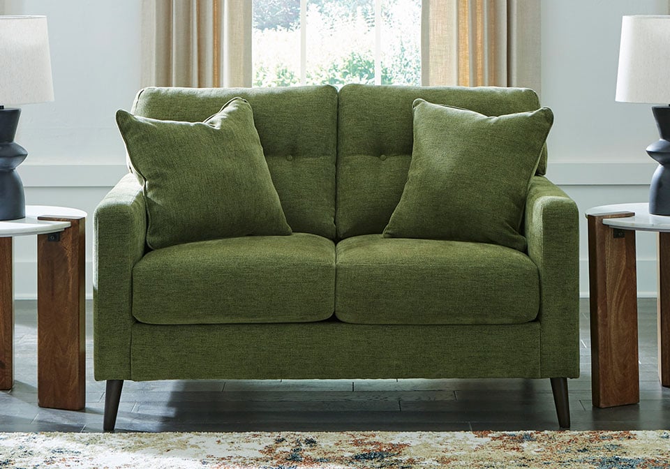 Bixler Olive Sofa & Loveseat Set