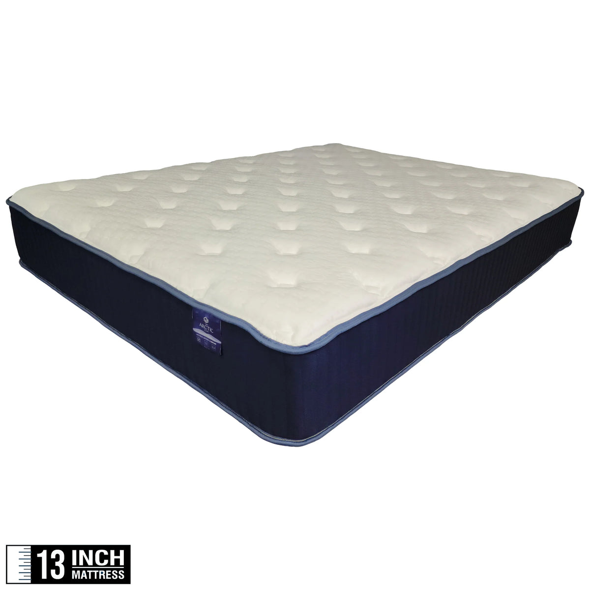 Arctic Luxury Double Sided Plush Mattress A2 - 13" Cooling, Pocketed Coils, 10 Year Warranty