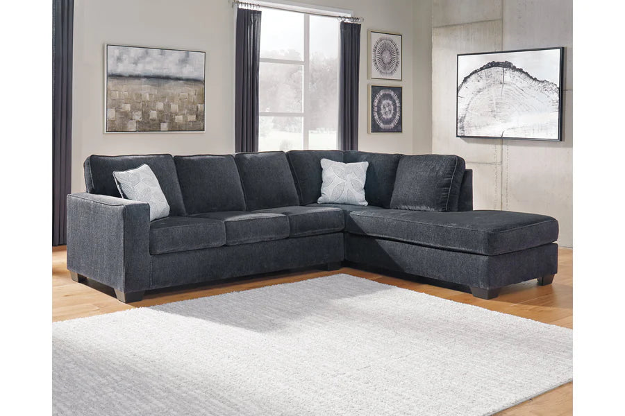 Altari Slate 2-Piece Chaise Sectional