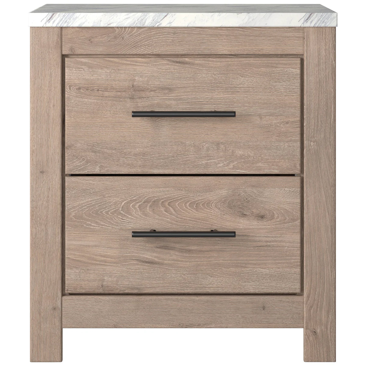Senniberg Light Brown/White Youth Panel Bedroom Set