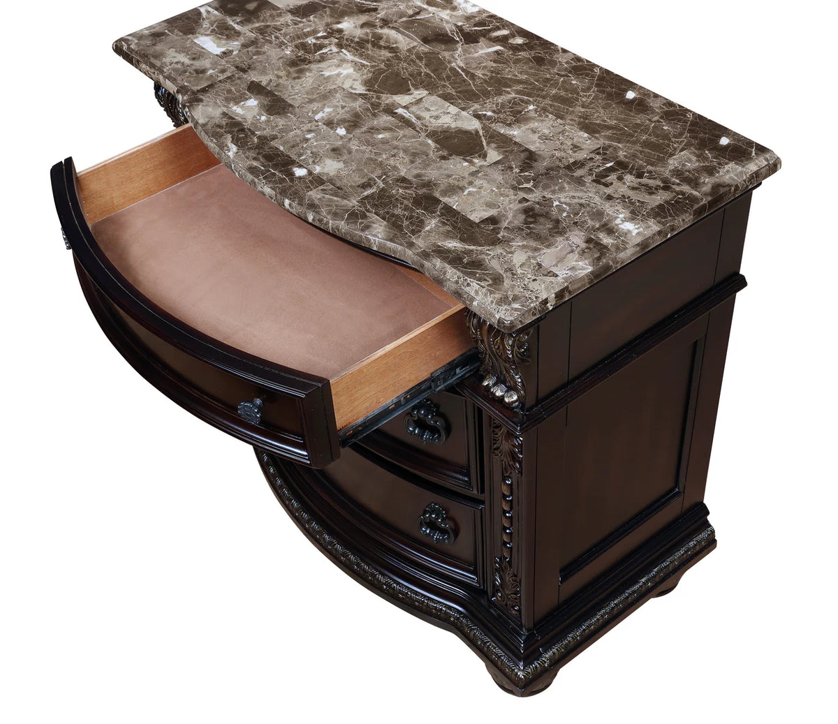 Stanley Upholstered Sleigh Bedroom Set