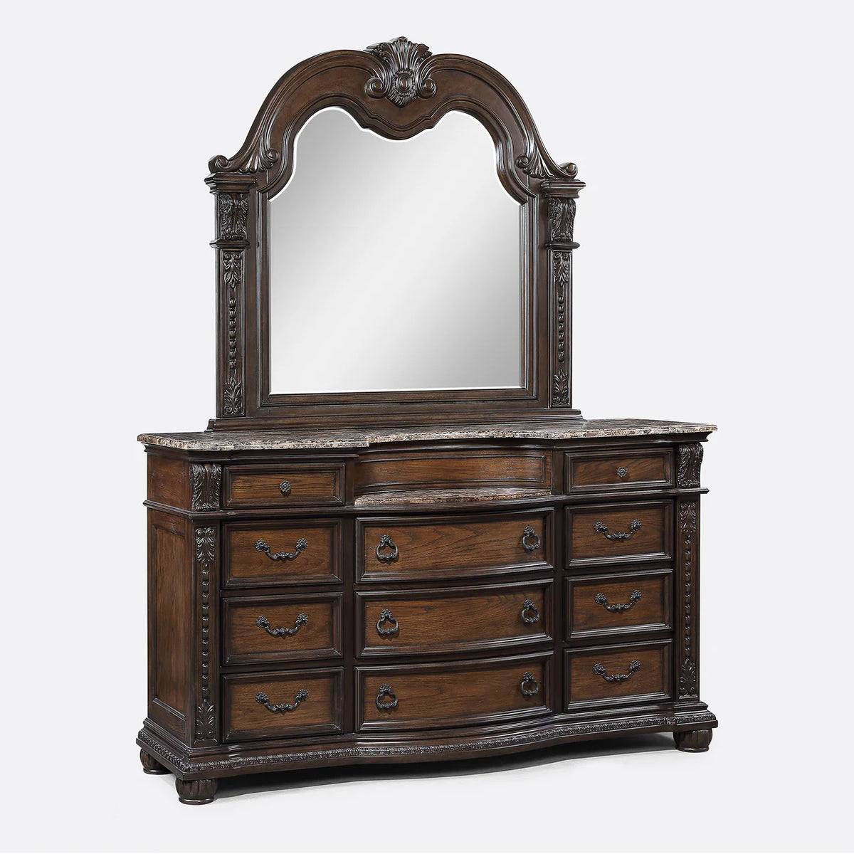Stanley Upholstered Sleigh Bedroom Set