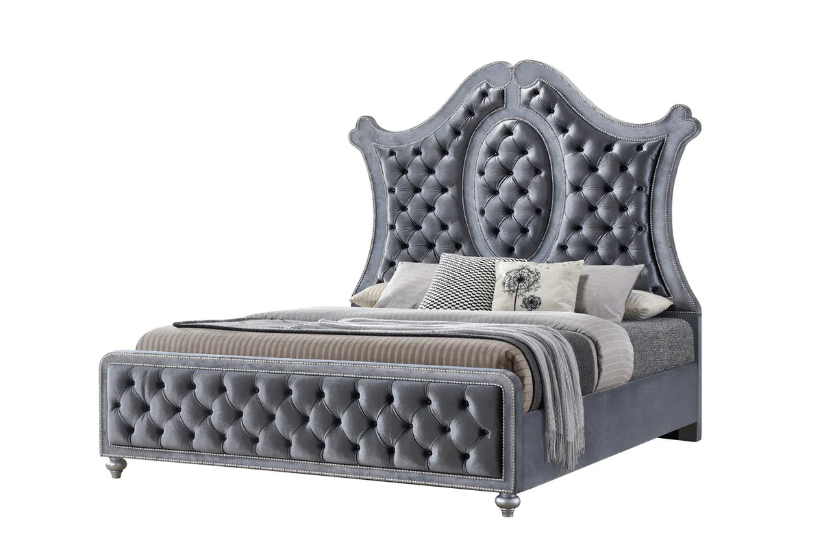 Juego de dormitorio Cameo con panel tapizado