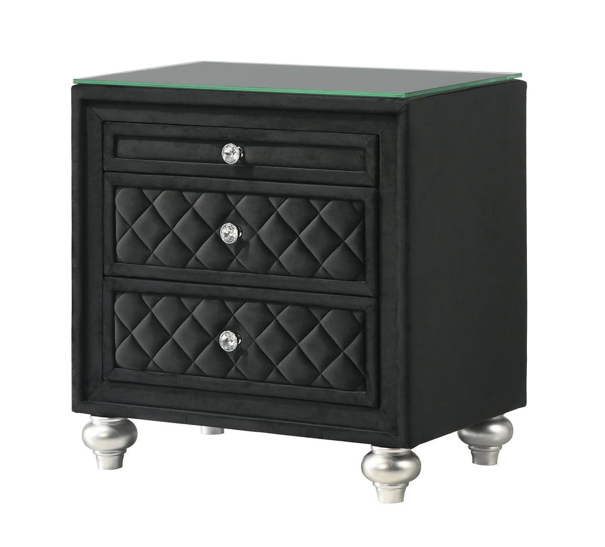 Juego de dormitorio Cameo con panel tapizado