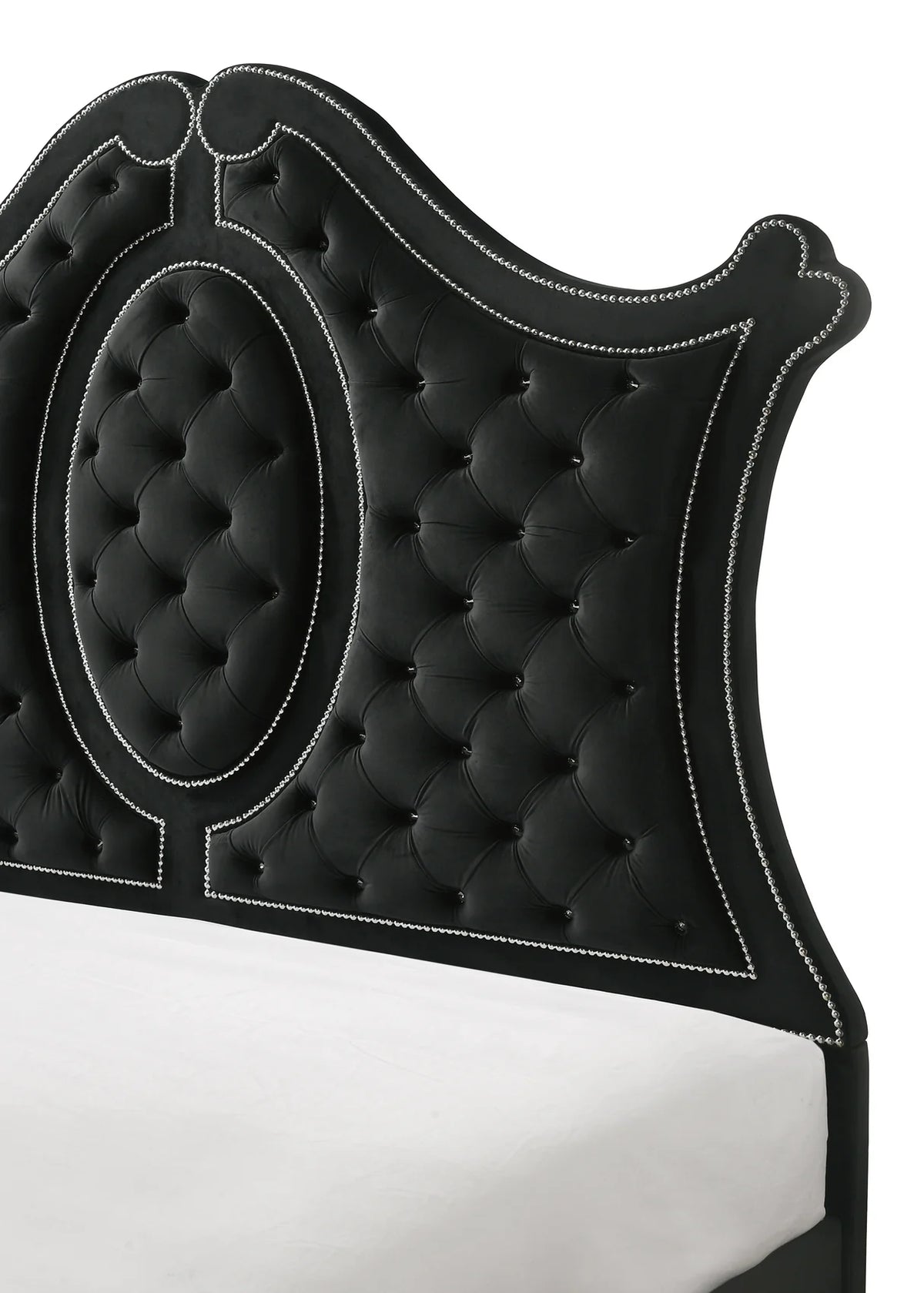 Juego de dormitorio Cameo con panel tapizado