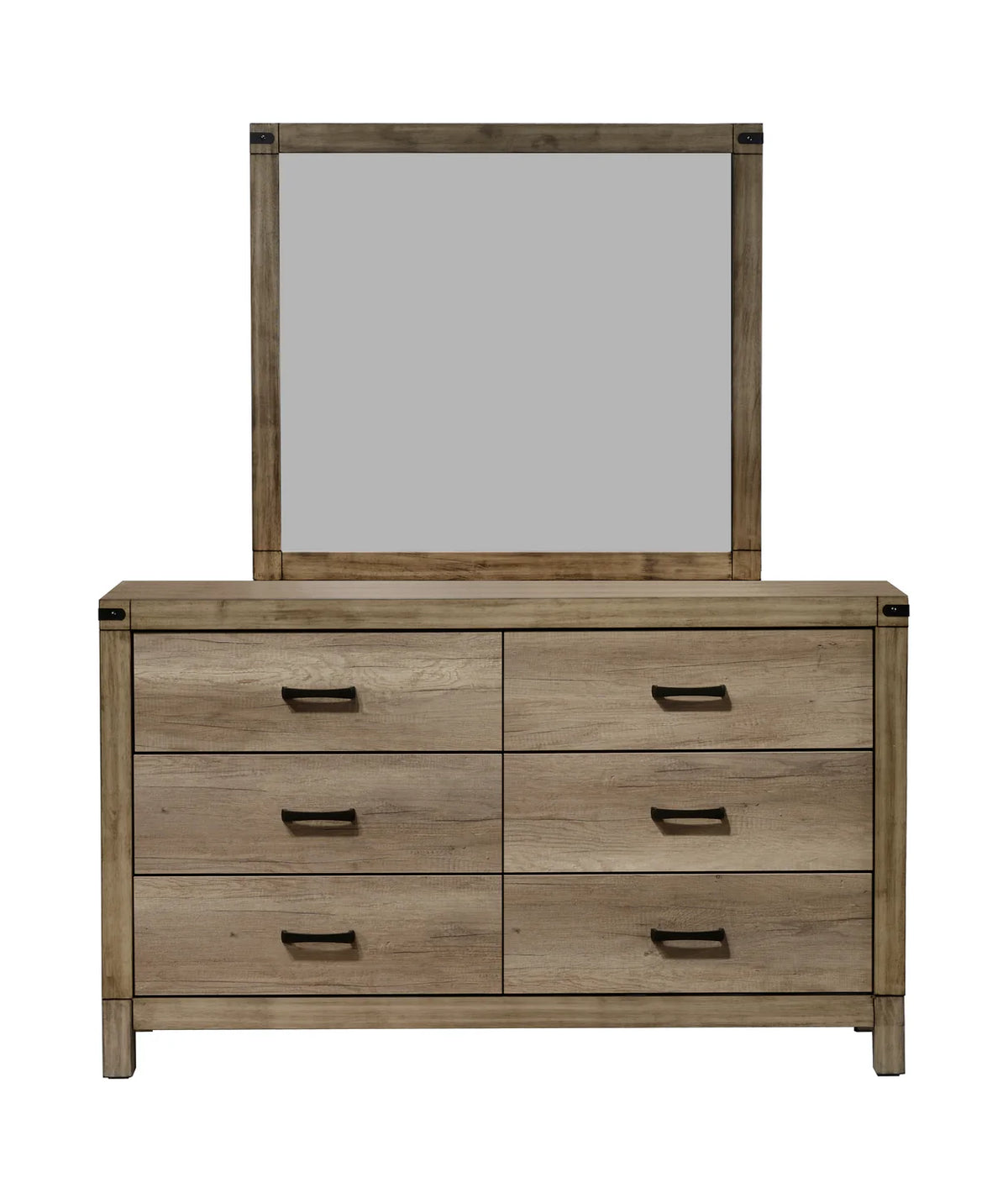Dormitorio Matteo Melamine con Panel Tapizado