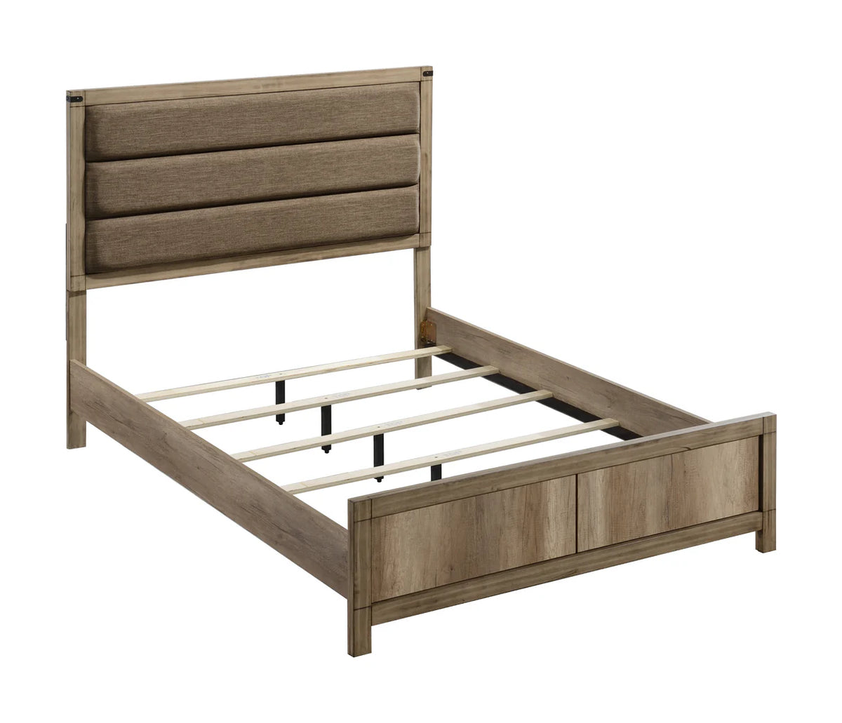 Dormitorio Matteo Melamine con Panel Tapizado