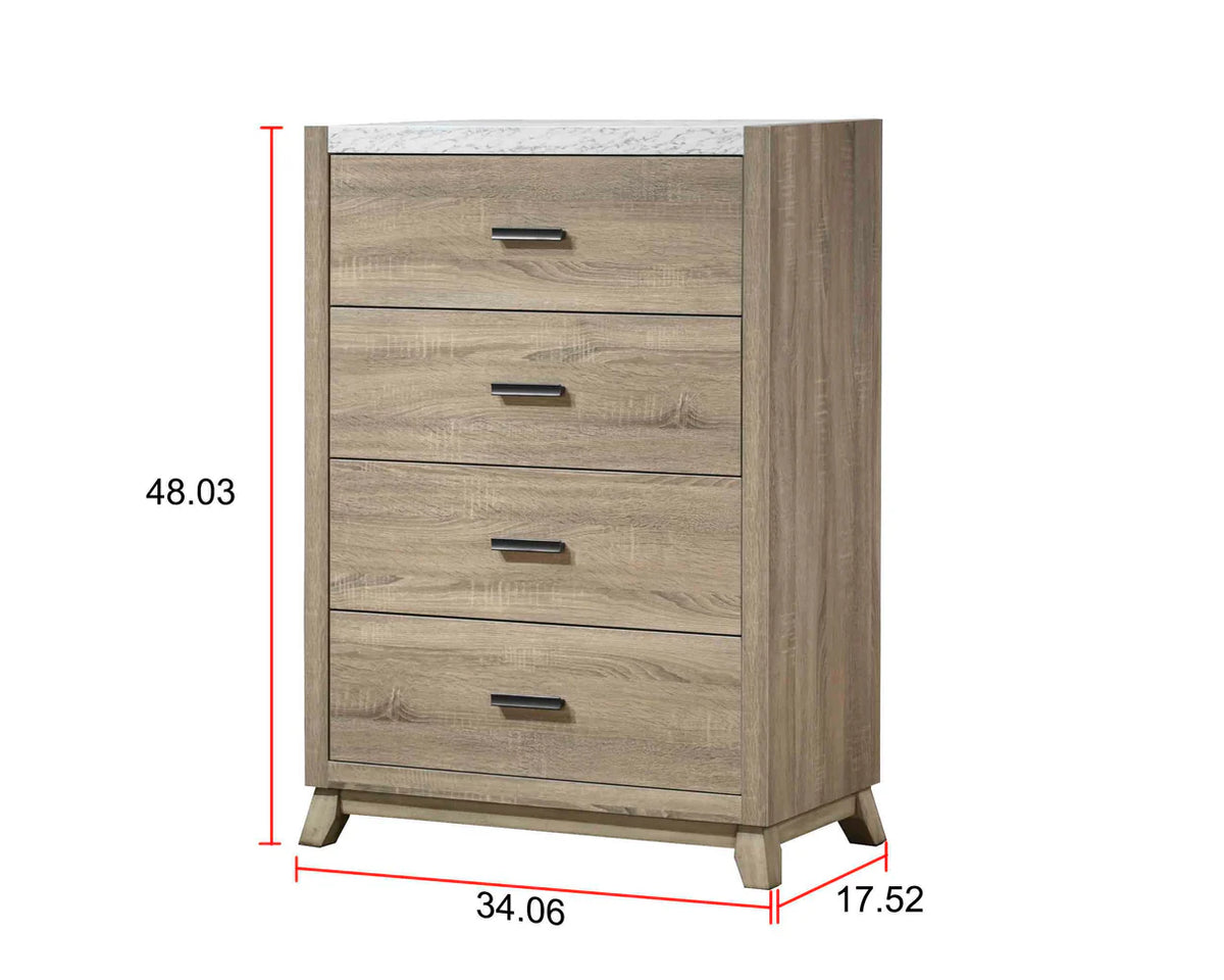 Dormitorio de panel natural Tilston