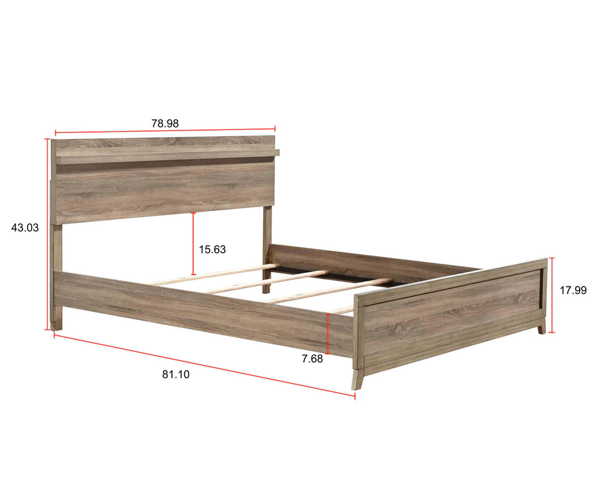 Dormitorio de panel natural Tilston