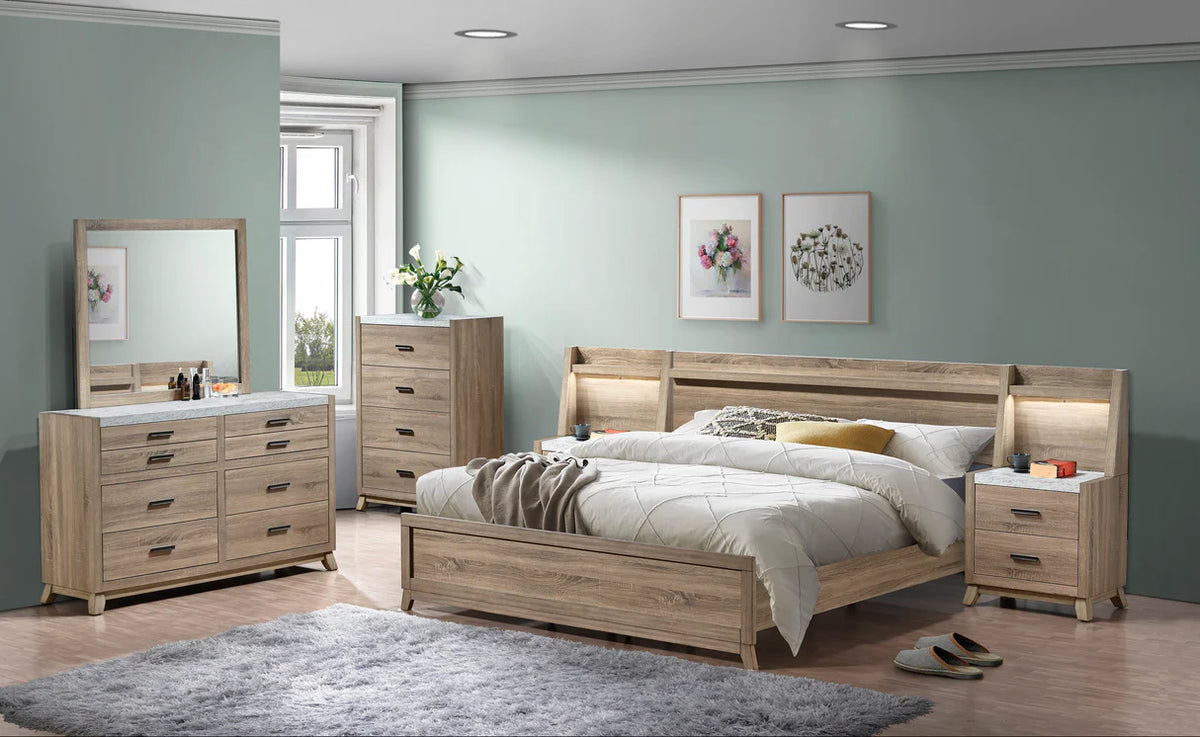 Dormitorio de panel natural Tilston