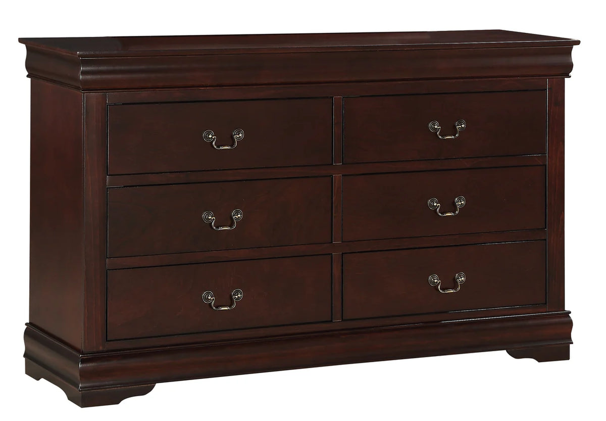 Louis Philip Sleigh Bedroom Set