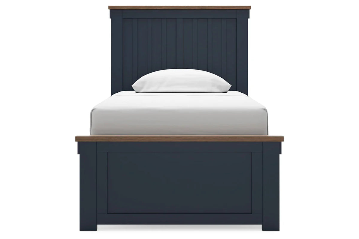 Landocken Brown/Blue Youth Panel Bedroom Set