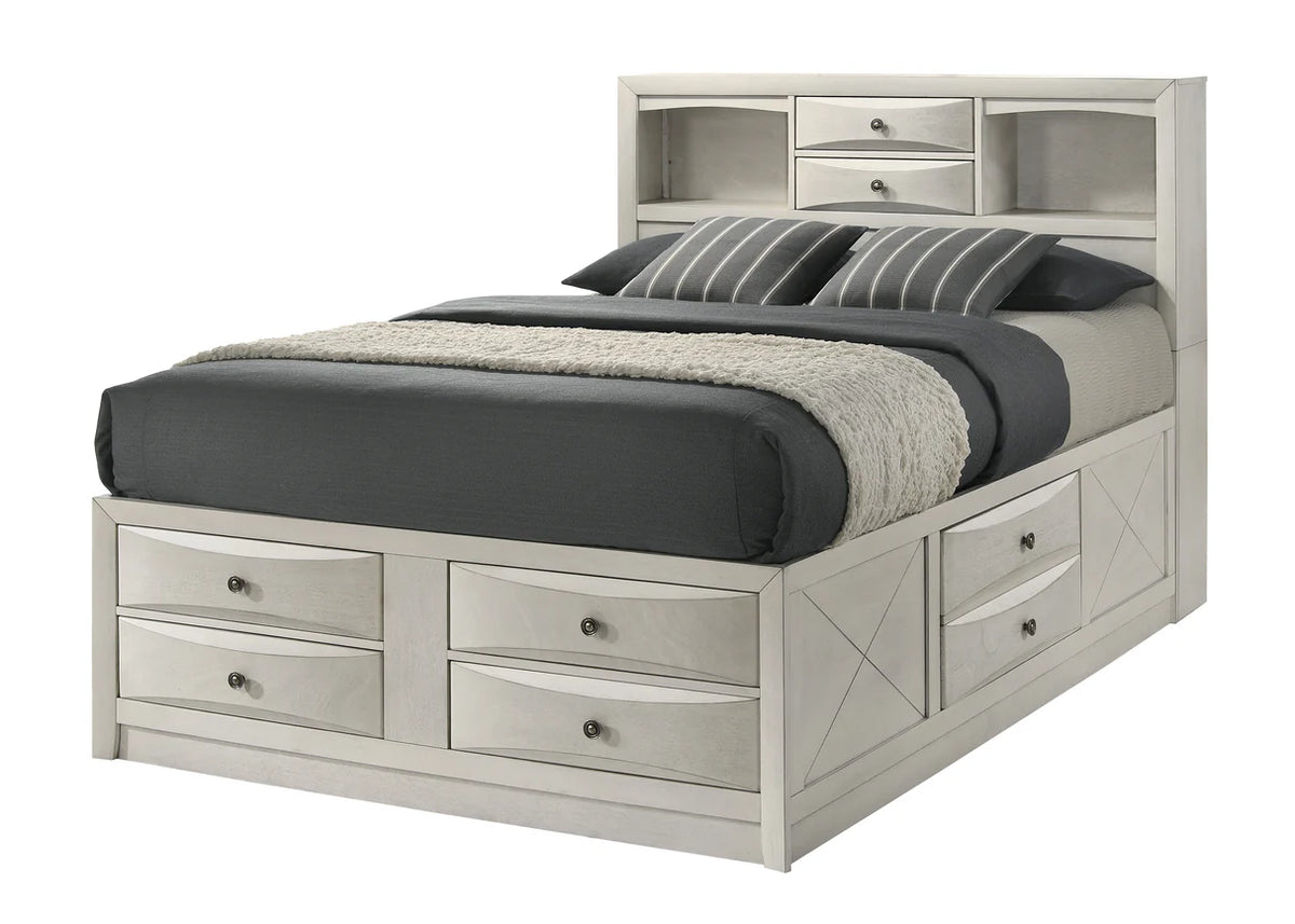 Juego de dormitorio con plataforma Emily