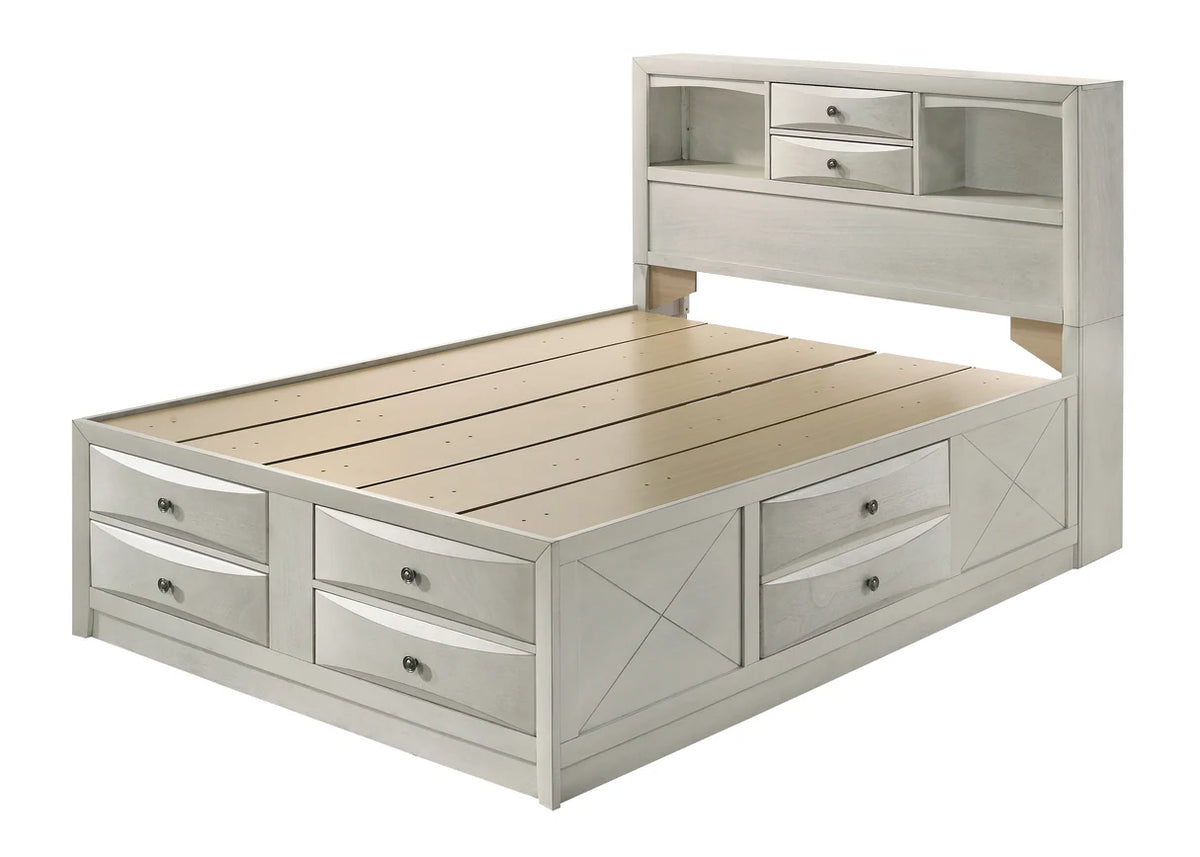 Juego de dormitorio con plataforma Emily
