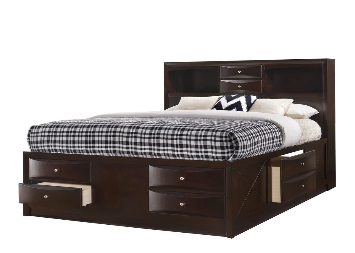 Juego de dormitorio con plataforma Emily