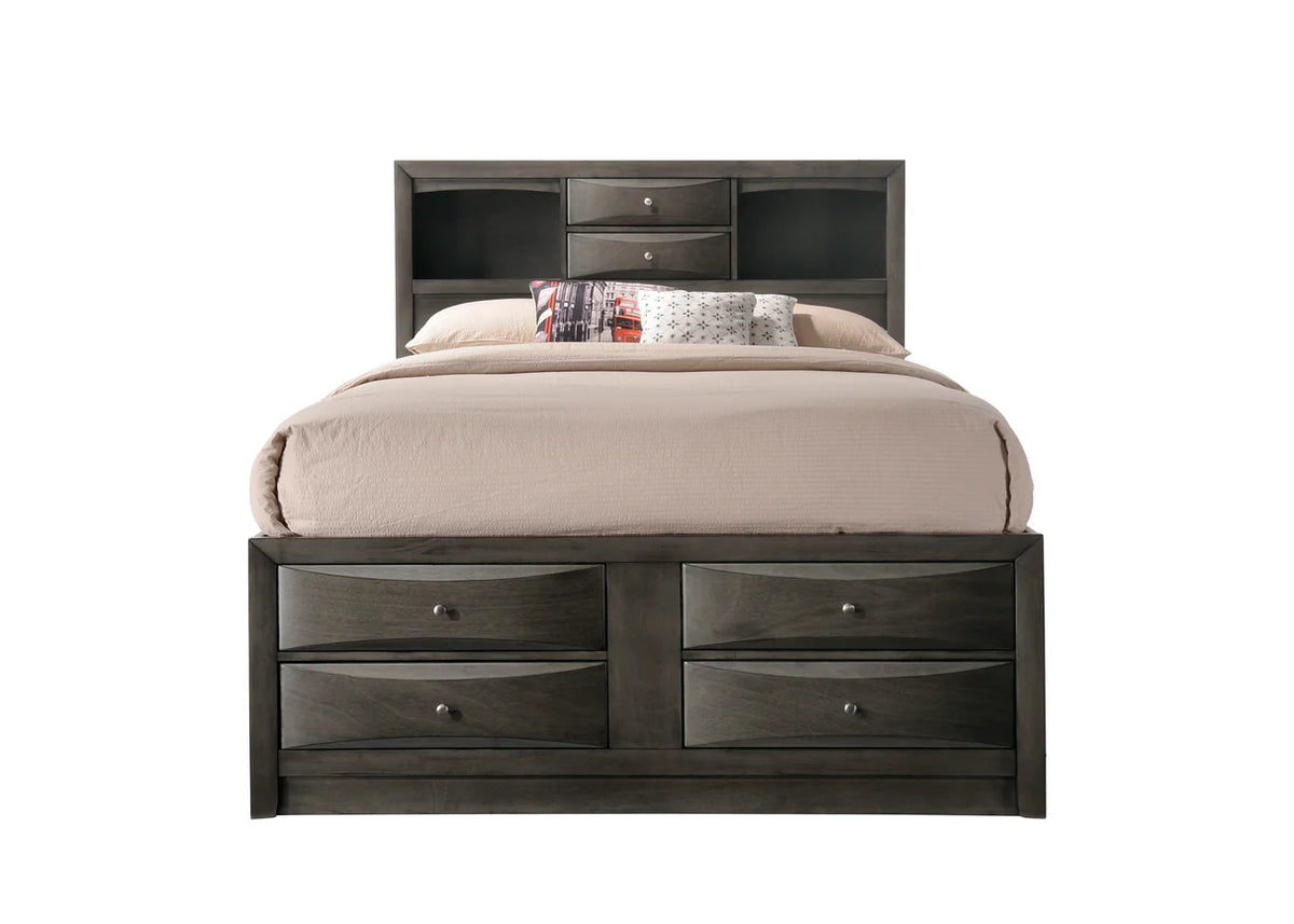 Juego de dormitorio con plataforma Emily