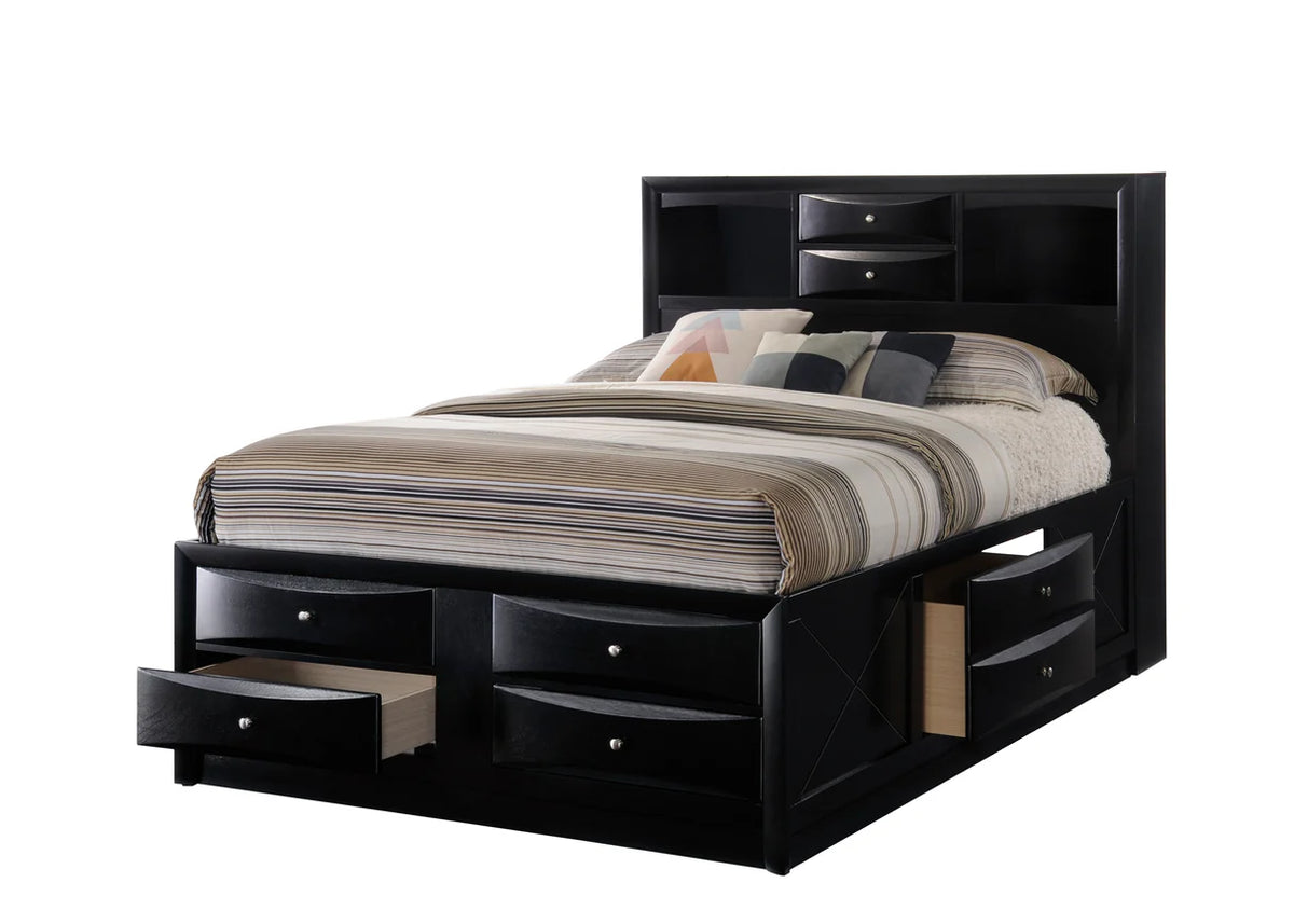 Juego de dormitorio con plataforma Emily