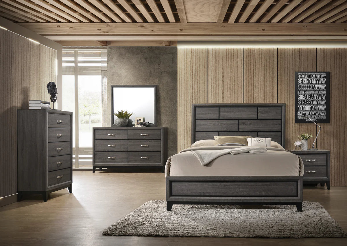 Akerson Panel Bedroom Set