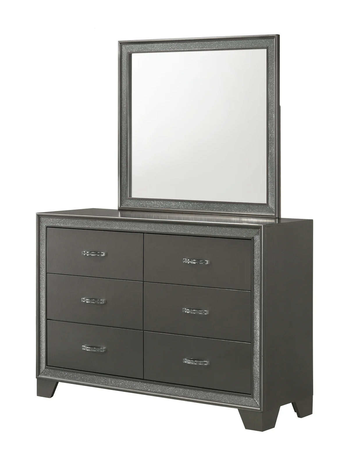 Juego de dormitorio de paneles Kaia Gray