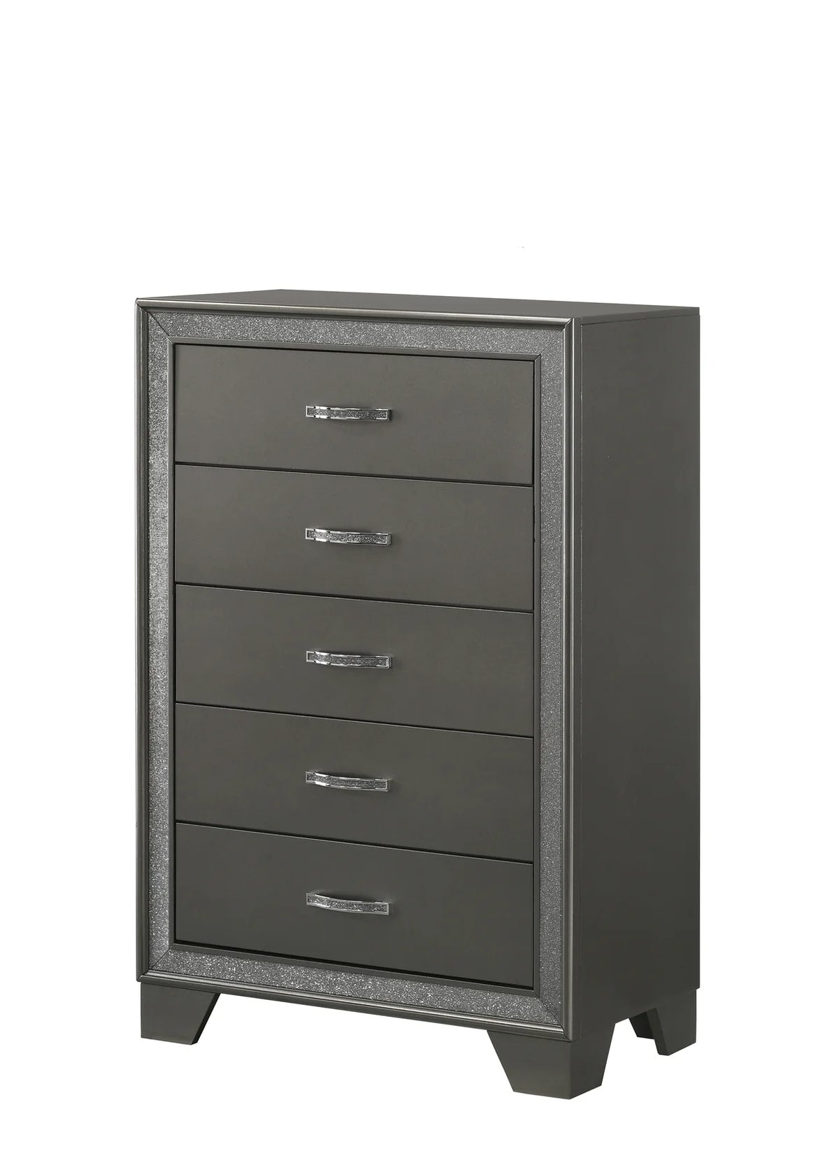 Juego de dormitorio de paneles Kaia Gray