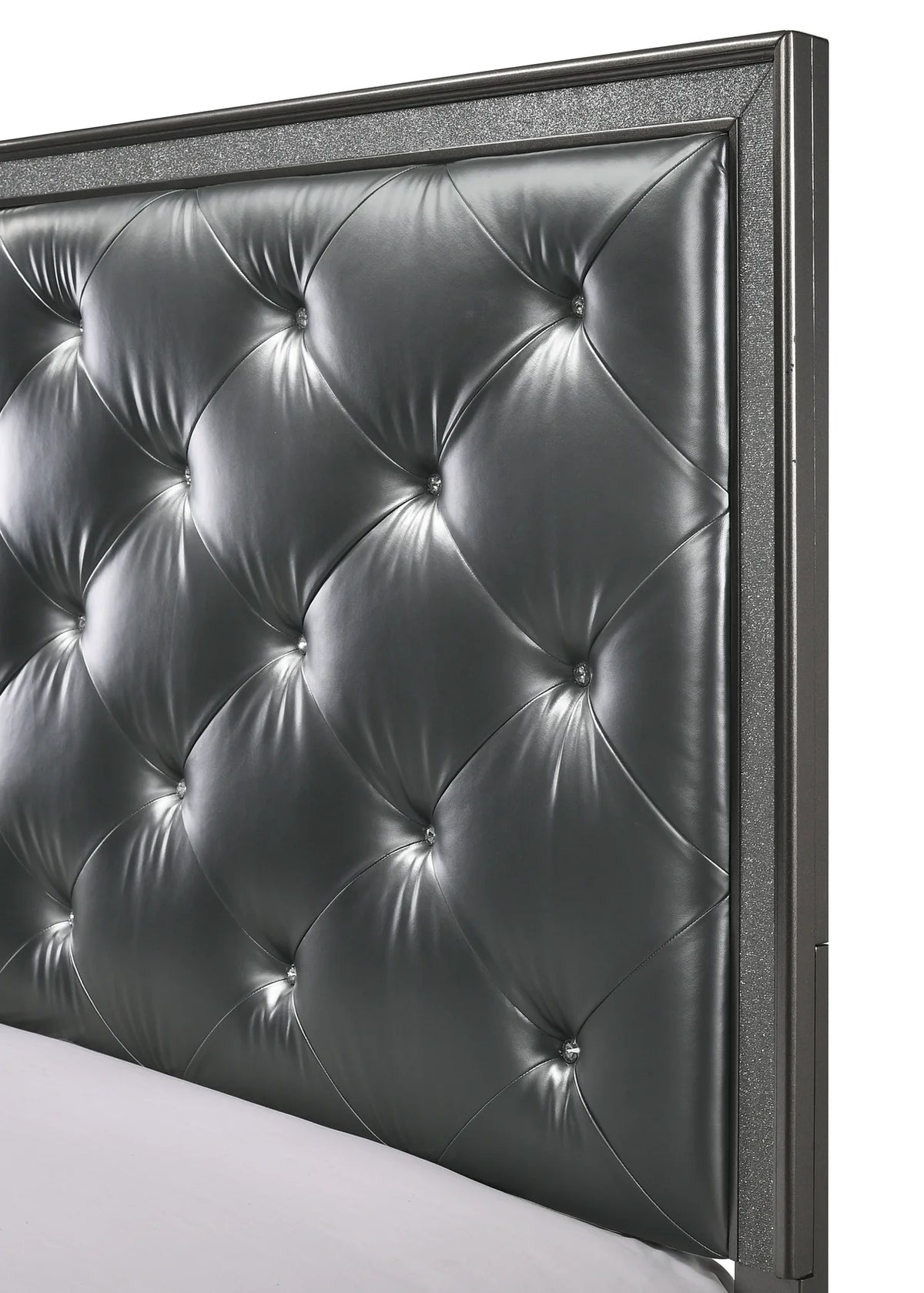 Juego de dormitorio de paneles Kaia Gray