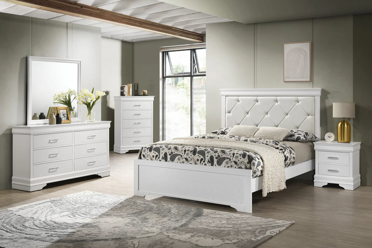 Amalia Upholstered Panel Bedroom Set
