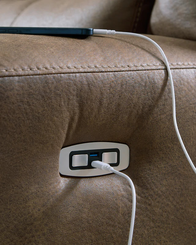 Beckley Place Earth Power Reclining Sofa