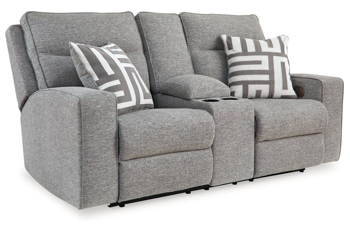 Biscoe Pewter 3-Piece Power Reclining Set or Seats