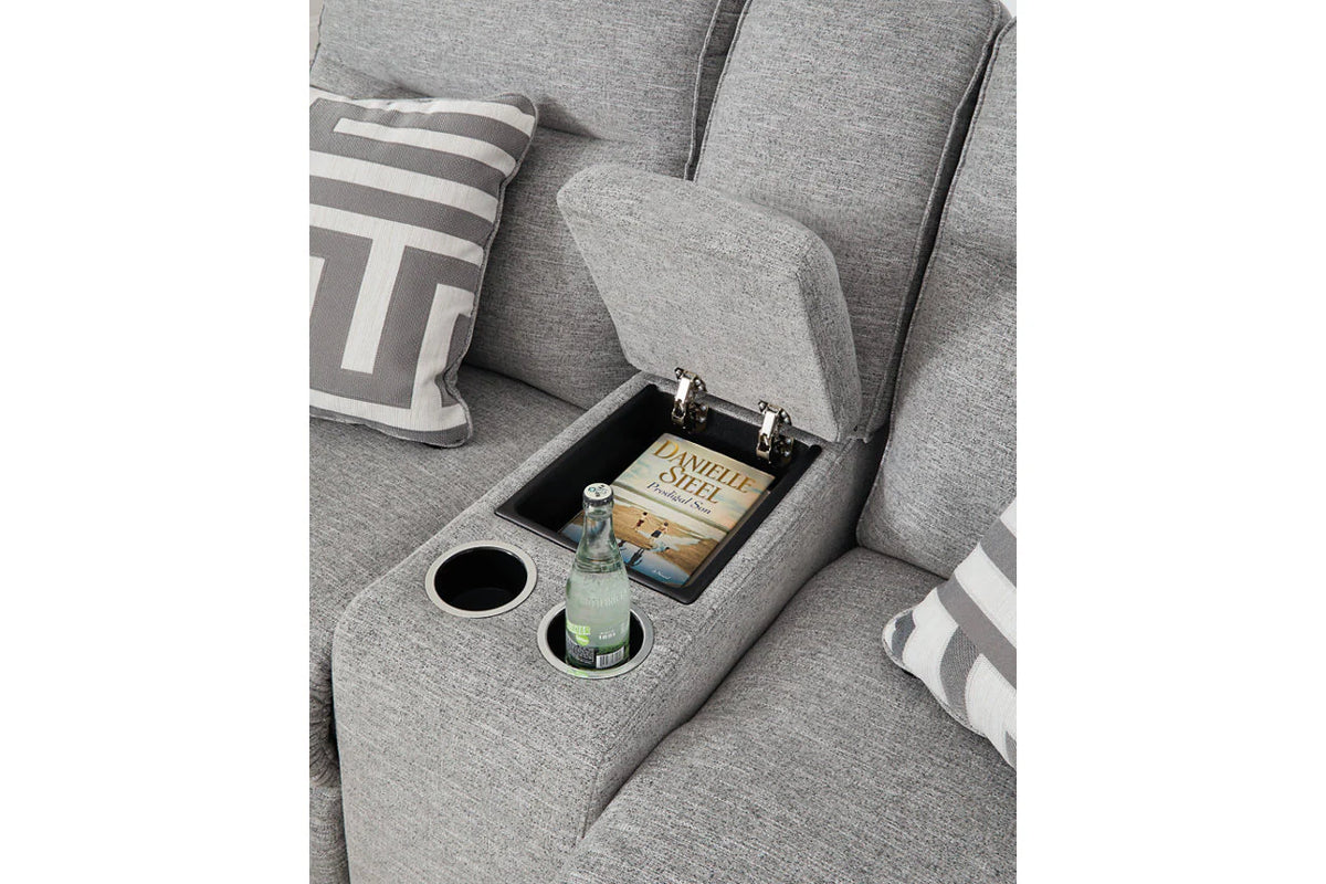 Biscoe Pewter 3-Piece Power Reclining Set or Seats