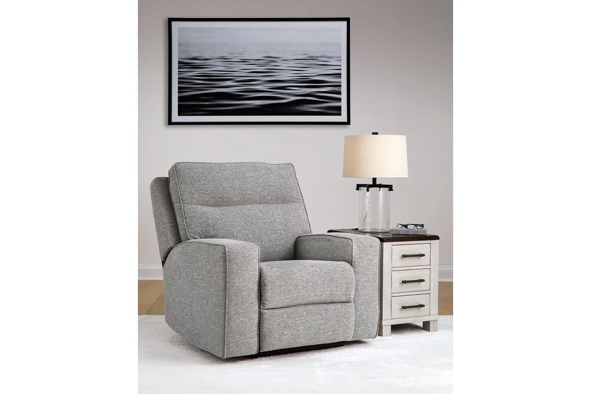 Biscoe Pewter 3-Piece Power Reclining Set or Seats