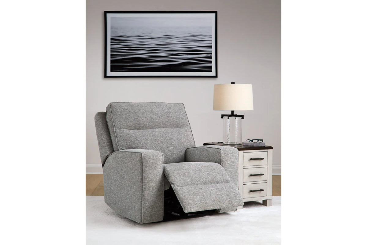 Biscoe Pewter 3-Piece Power Reclining Set or Seats