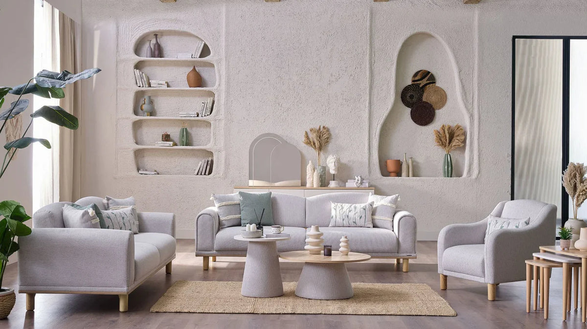 Boheems Cream Accent Chair