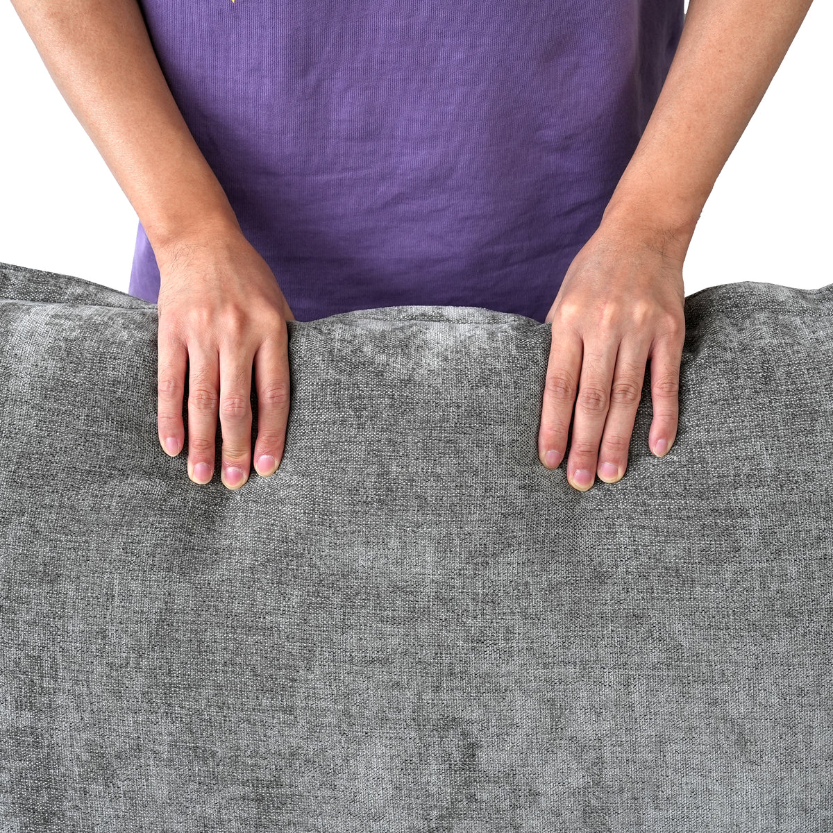 Modern Linen-Look Modular Sectional with Reversible Chaise