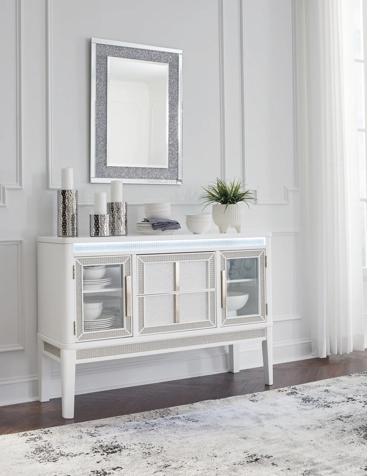 Chalanna White Dining Server
