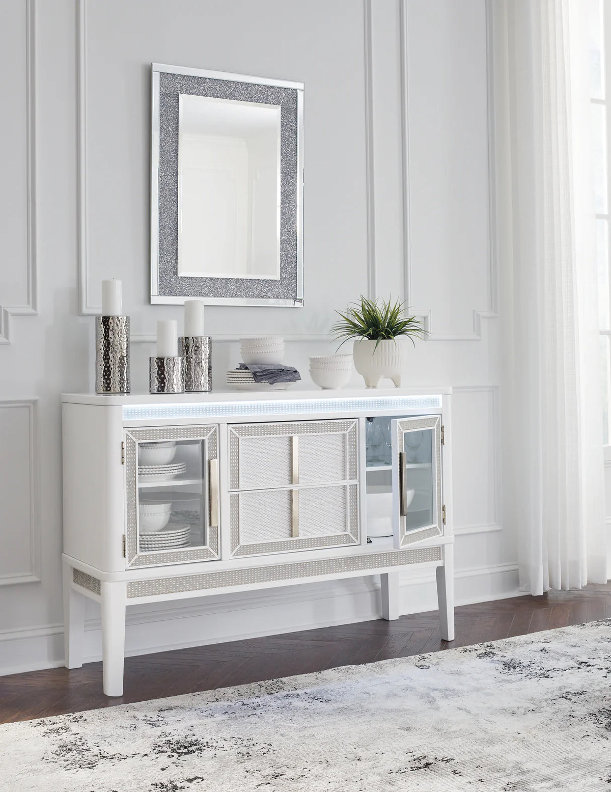 Chalanna White Dining Server