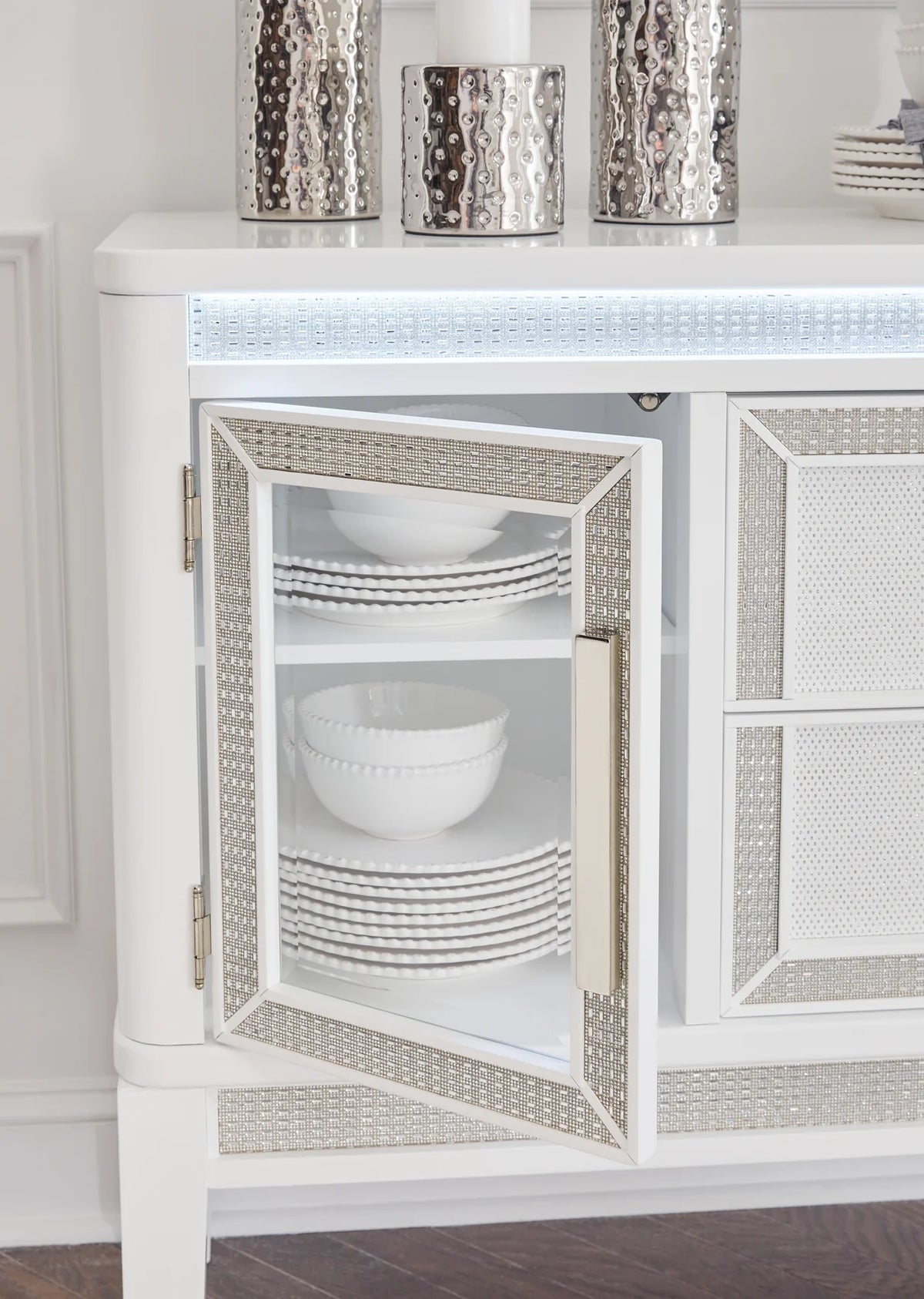 Chalanna White Dining Server
