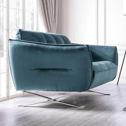 Civellutino Teal Living Room Set