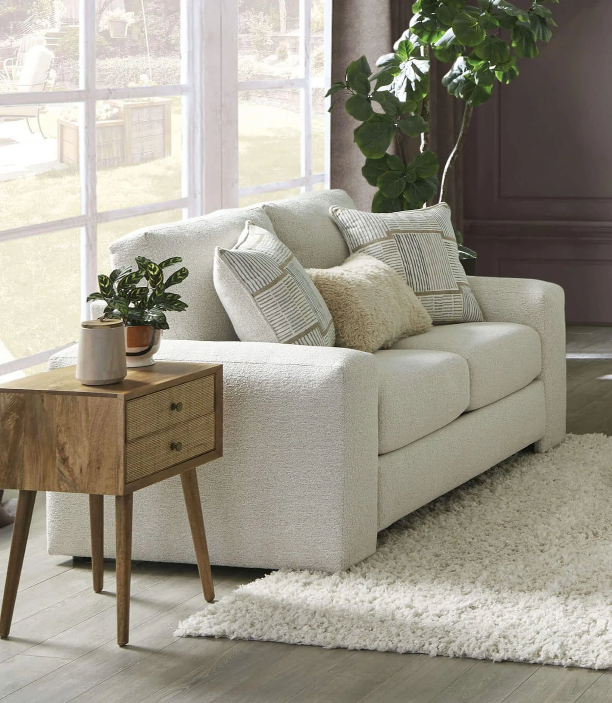 Cochrane Beige Sofa, Loveseat or Ottoman