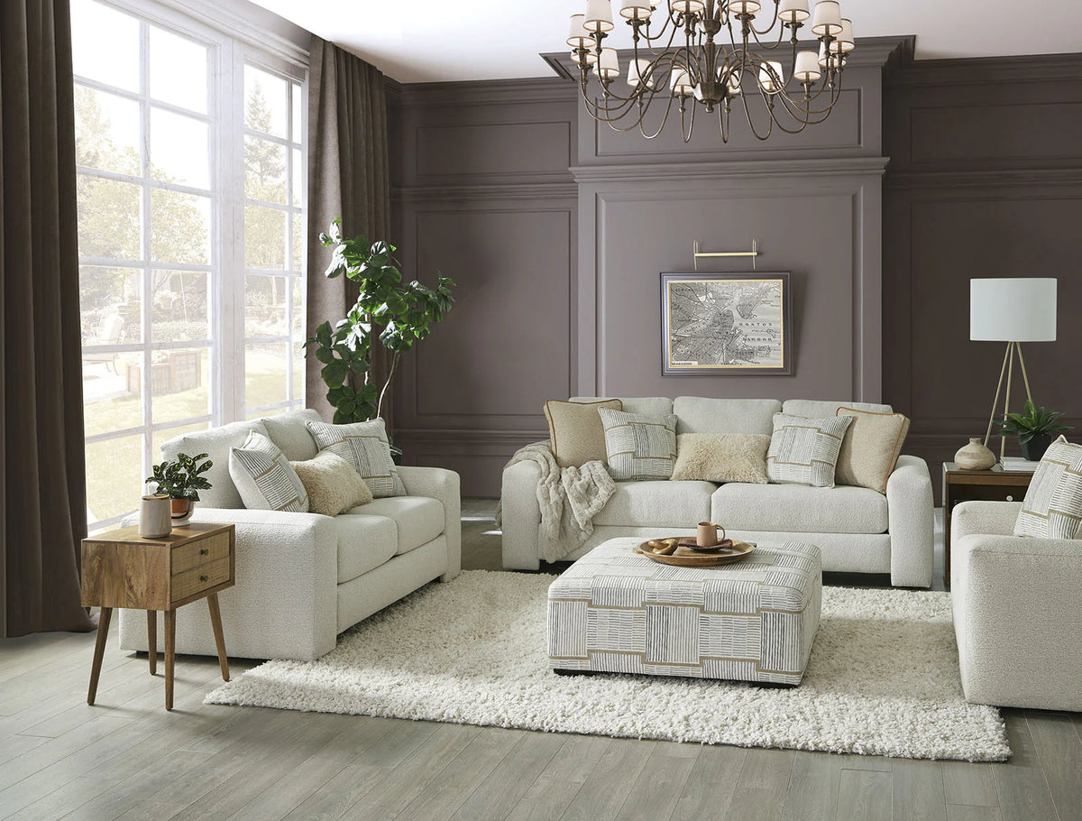 Cochrane Beige Sofa, Loveseat or Ottoman