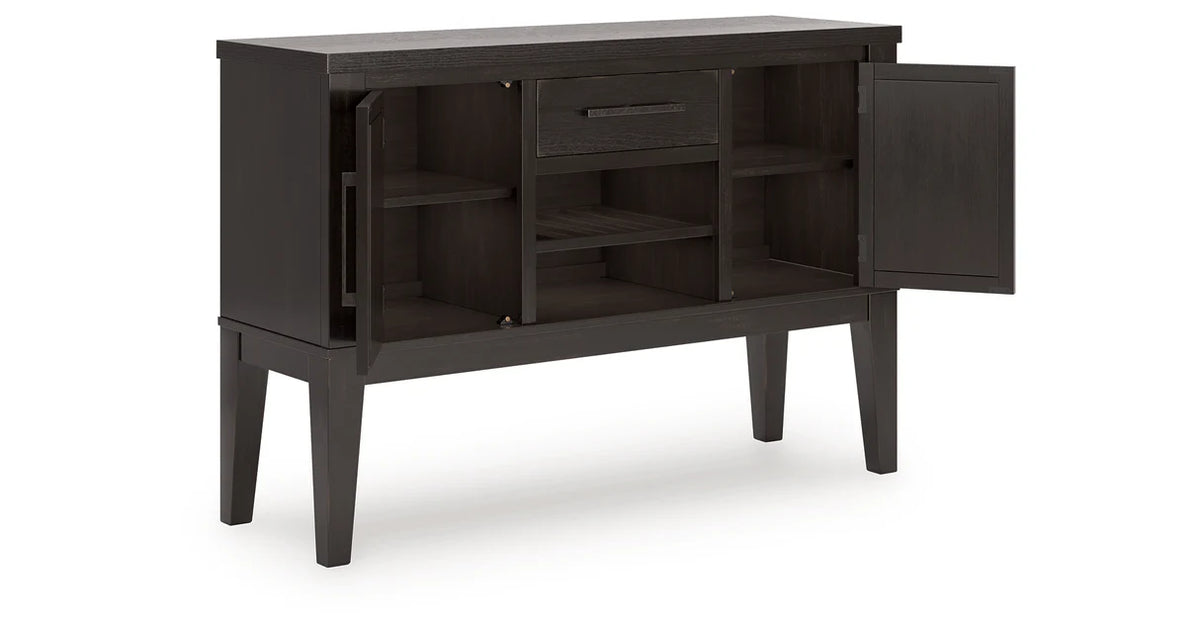 Galliden Aged Black Dining Server