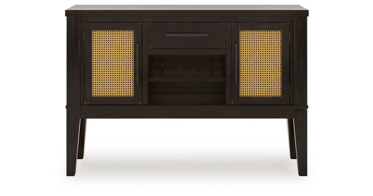 Galliden Aged Black Dining Server