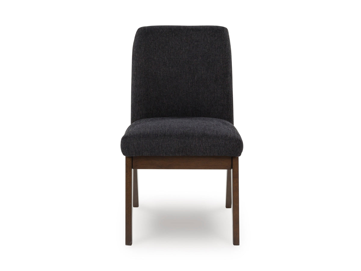 Kendamor Warm Brown Extension Table & 8 Chairs