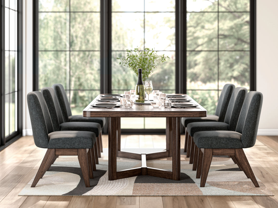 Kendamor Dining Table and 8 Chairs