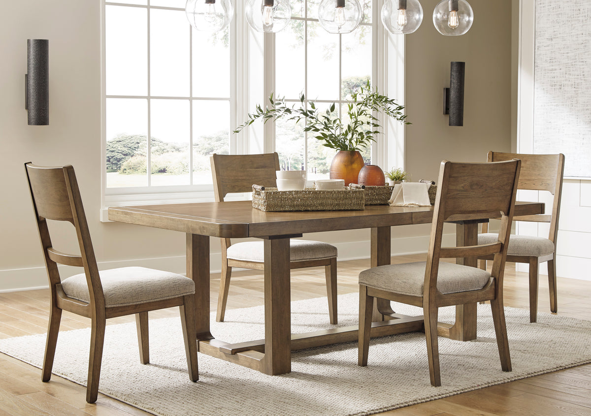 Cabalynn Light Brown Dining Table, Chairs & Sets