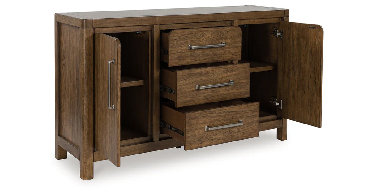 Cabalynn Light Brown Dining Server