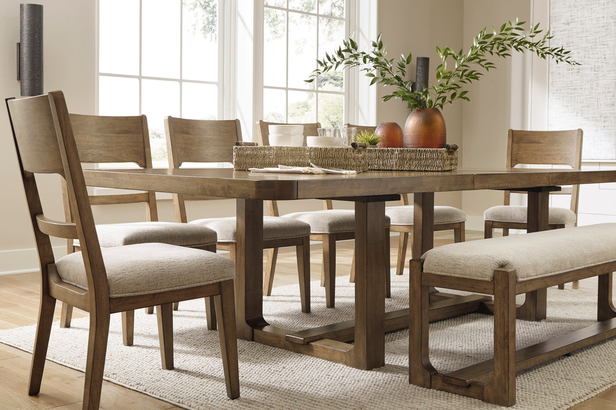Cabalynn Light Brown Dining Table, Chairs & Sets
