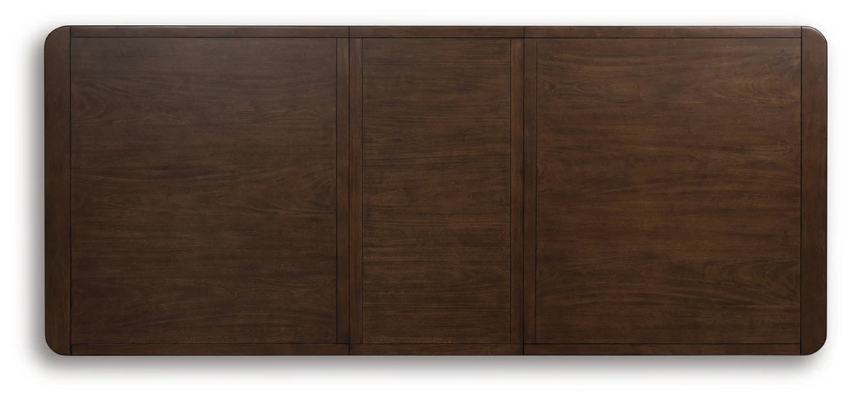 Dilenno Dark Brown Extendable Dining Set