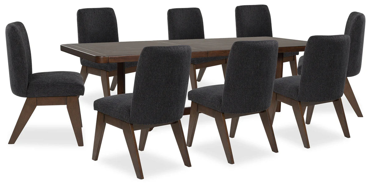Dilenno Dark Brown Extendable Dining Set