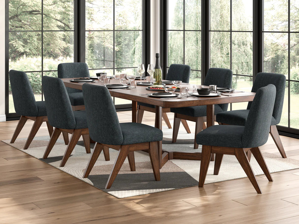 Dilenno Dark Brown Extendable Dining Set
